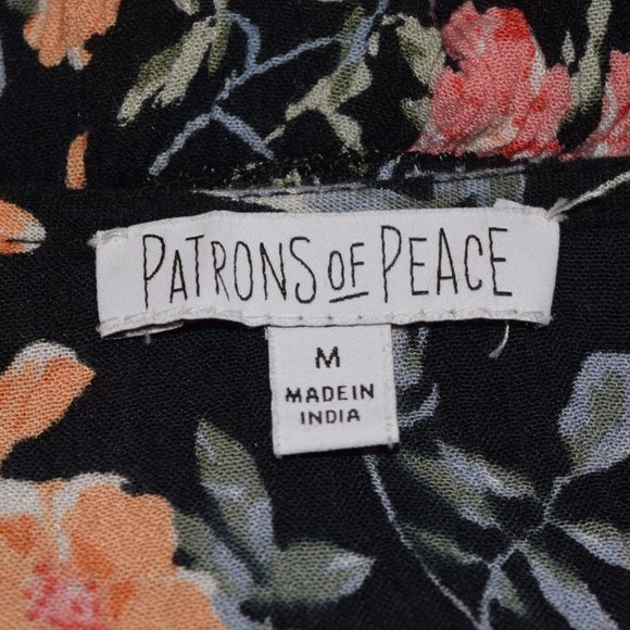 Patrons of Peace Floral Smocked Crop Top size Medium - Picture 4 of 6